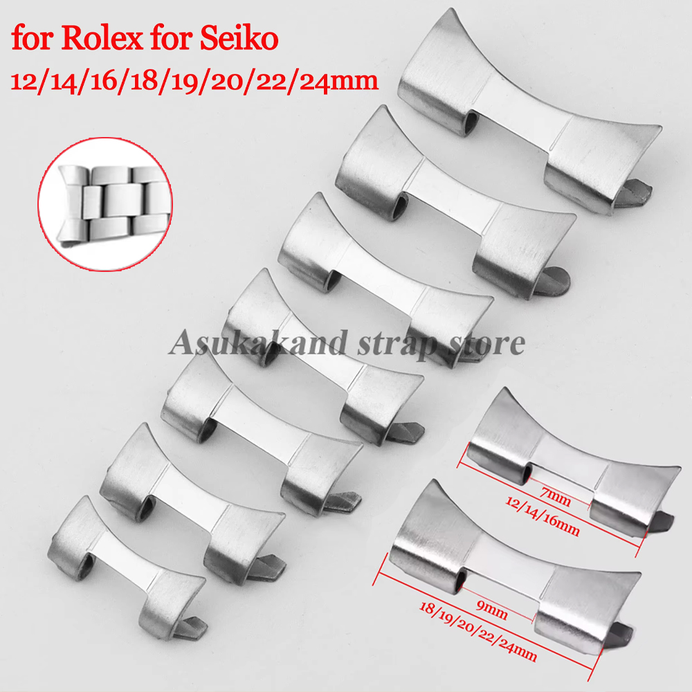Luxury Watch Japanese - 2pcs 12/14/16/18/19/20/22/24mm Stainless Steel Adapter for