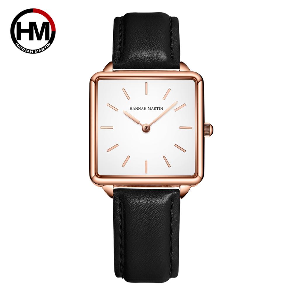 Luxury Watch Japanese - Genuine Leather Strap Japan Quartz Movement