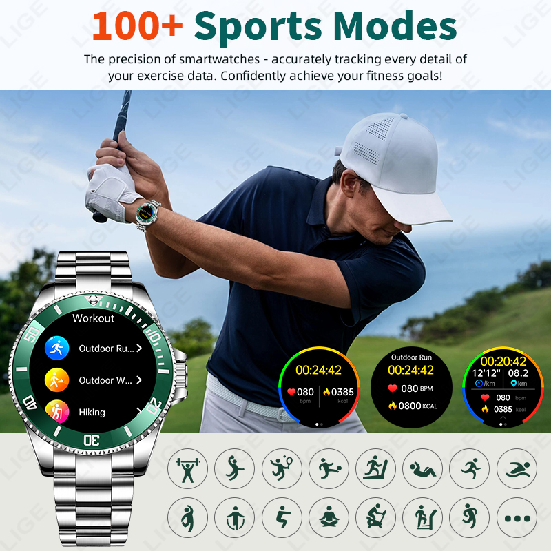 LIGE New Smart Watch Men Bluet - Luxury Watch In The World review and price