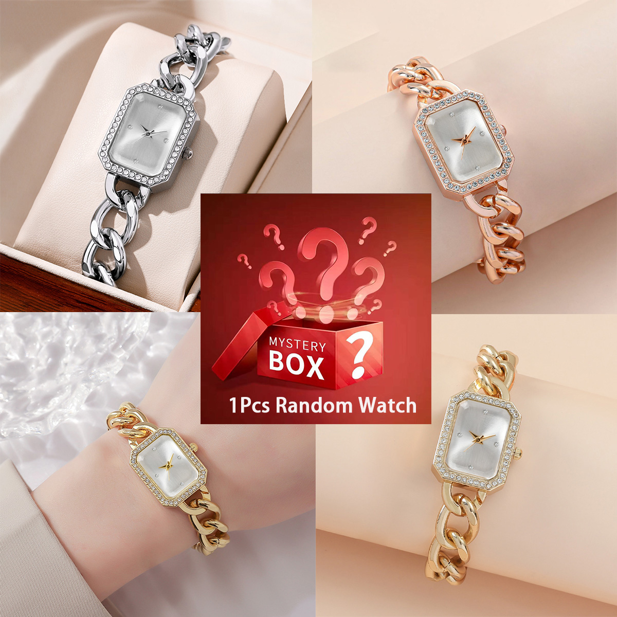 Mystery box contains 1randomco - Luxury Watch Quartz review and price