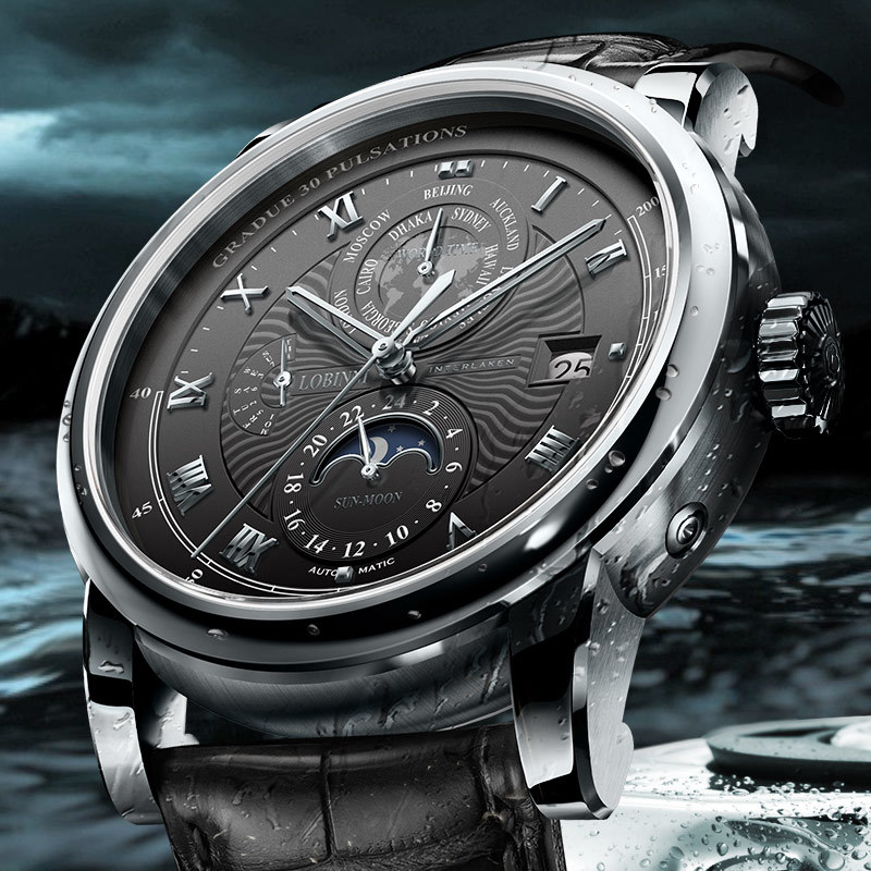 New LOBINNI Luxury Brand Seagu - Luxury Watch In The World review and price