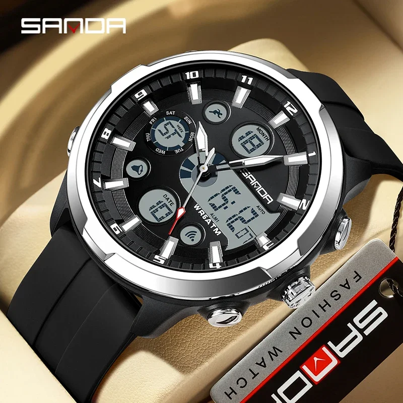 SANDA 9053  50M Waterproof Qua - Luxury Watch G Shock review and price