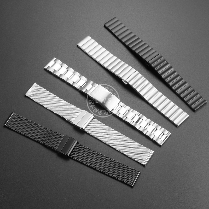 Solid steel watch strap wristb - Moonphase Complication Watch review and price