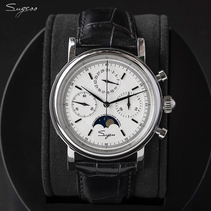 Sugess Men Watch Original Move - Moonphase Complication Watch review and price
