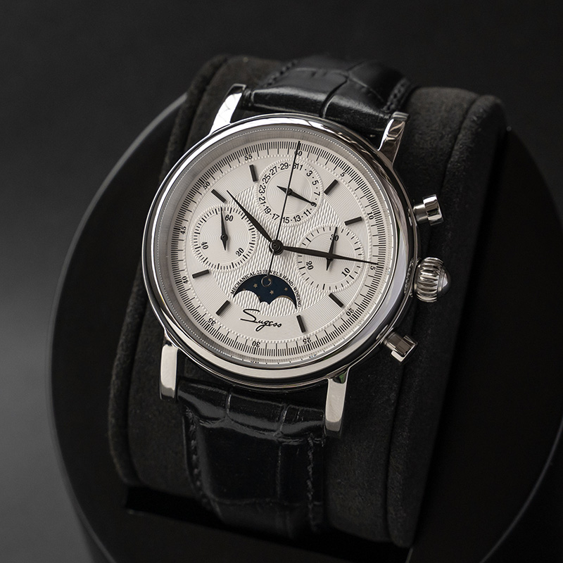 Sugess Men Watch Original Move - Moonphase Complication Watch review and price
