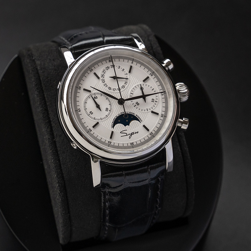 Sugess Men Watch Original Move - Moonphase Complication Watch review and price