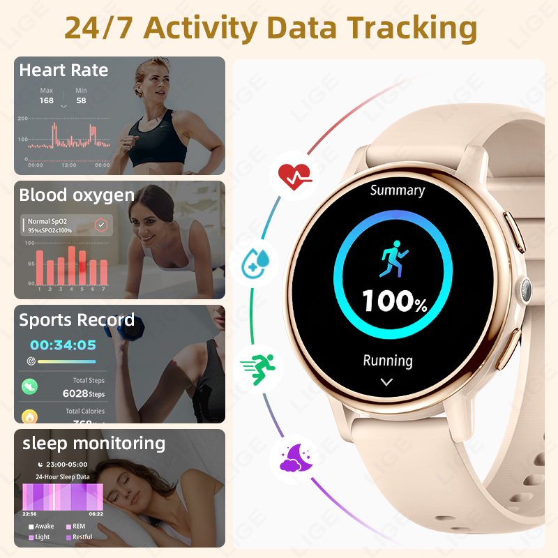 2026 LIGE Women Smart Watch Lu - Luxury Watch In The World review and price