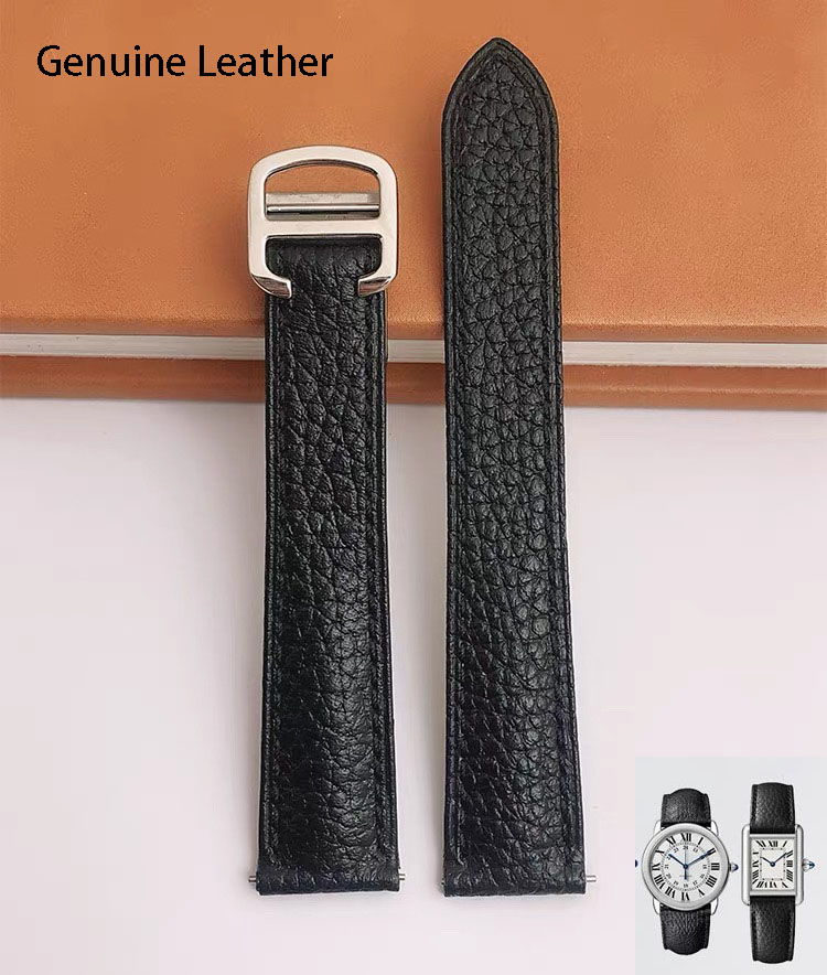 Genuine Leather Watch Strap Su - Luxury Watch Cartier review and price