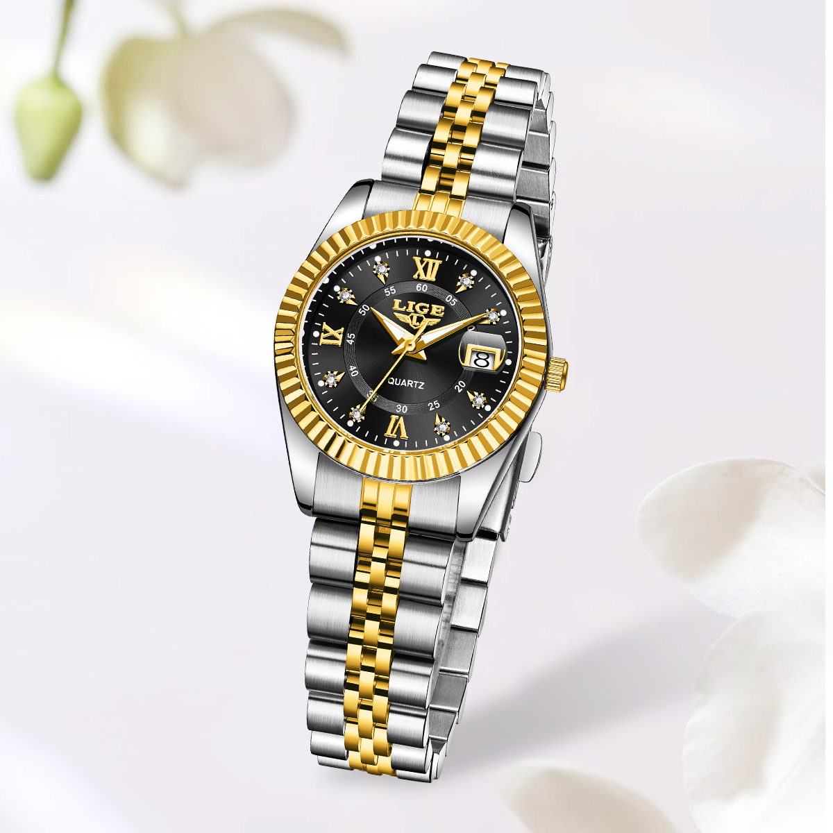 LIGE Fashion Elegant Women's Q - Luxury Watch Organizer review and price