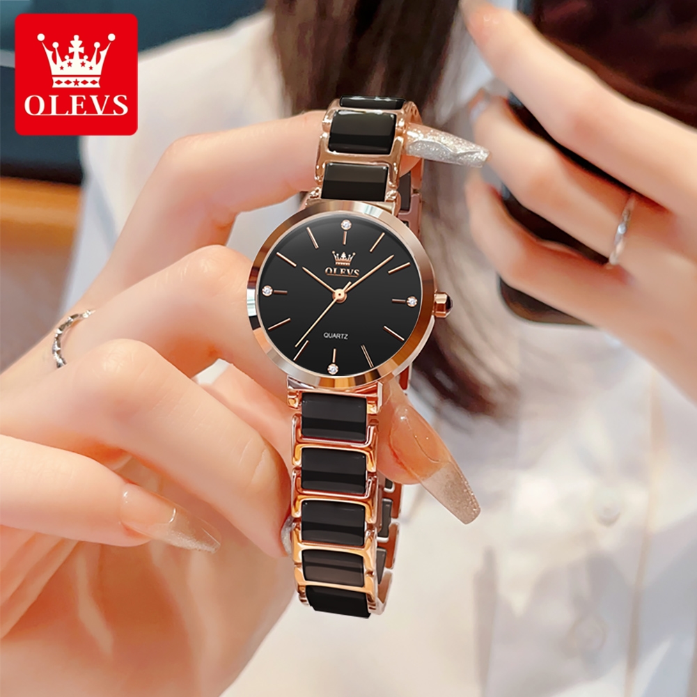 OLEVS Women Watch 5877 Luxury  - Luxury Watch Organizer review and price