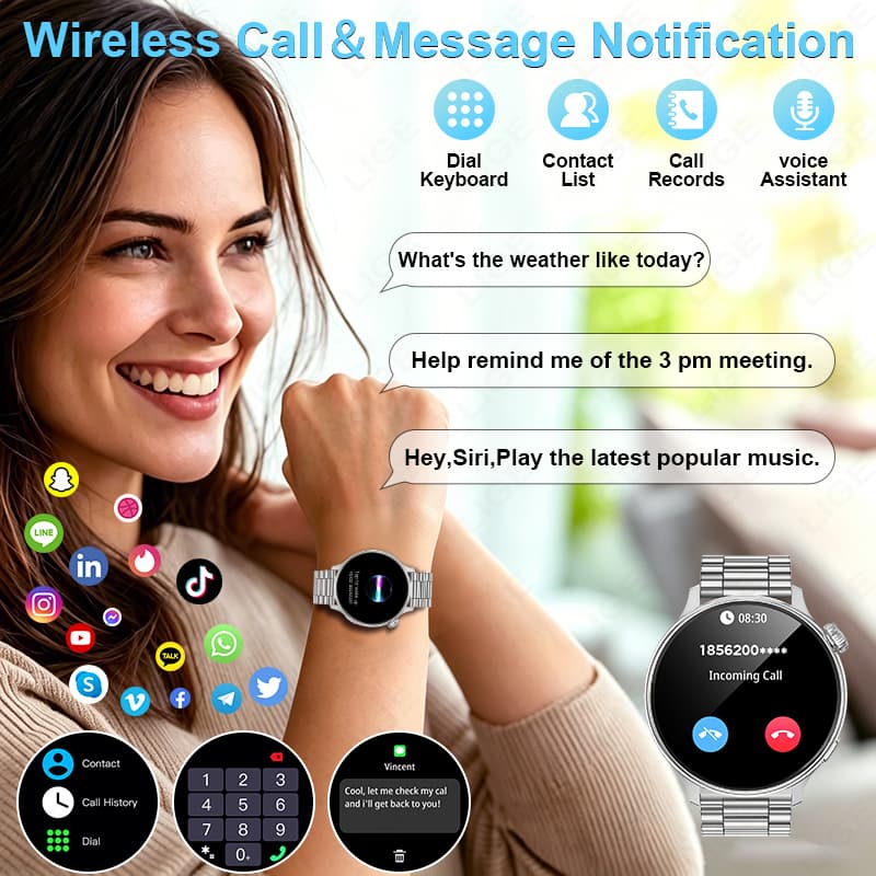 2026 Fashion Elegant Smart Wat - Luxury Watch In The World review and price
