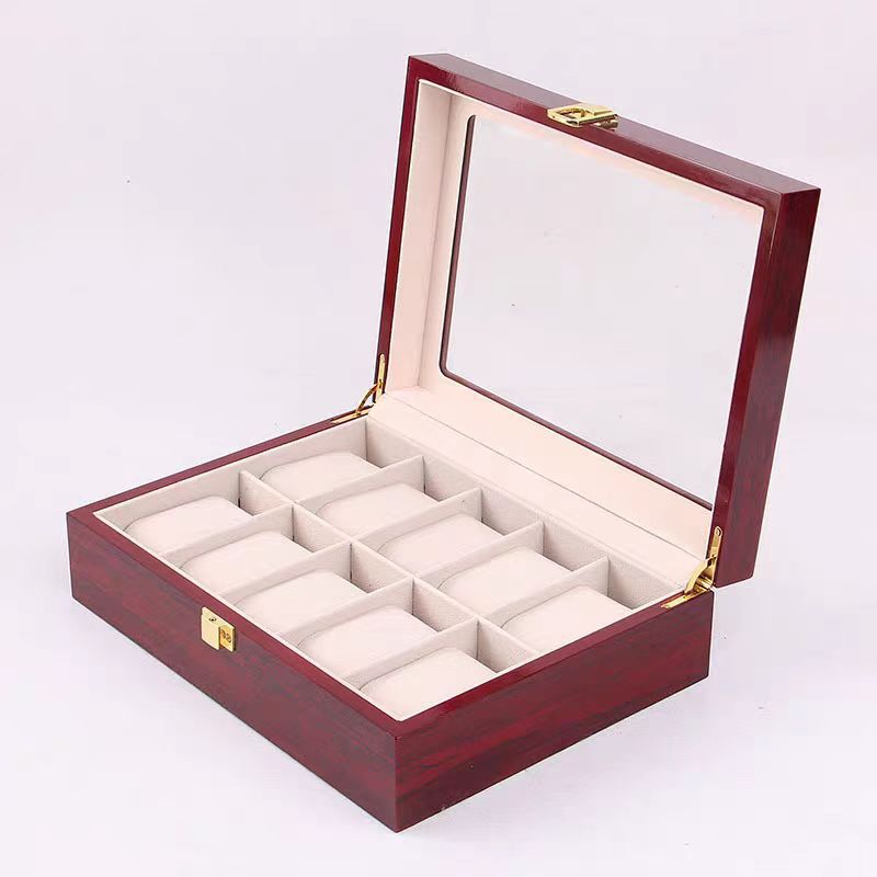 10 Grids Luxury Wooden Watch B - Luxury Watch Grade review and price
