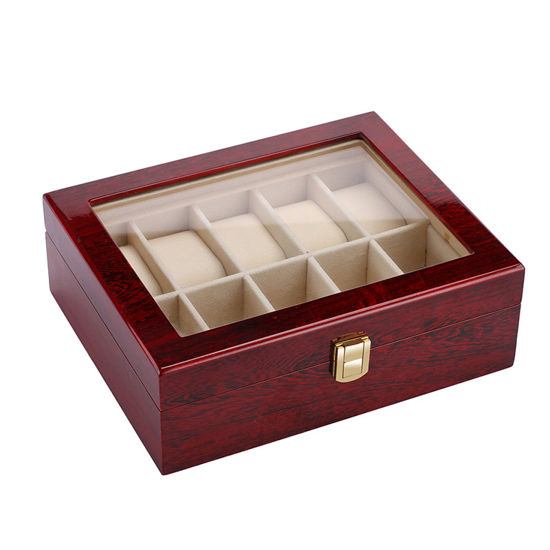 10 Grids Luxury Wooden Watch B - Luxury Watch Grade review and price