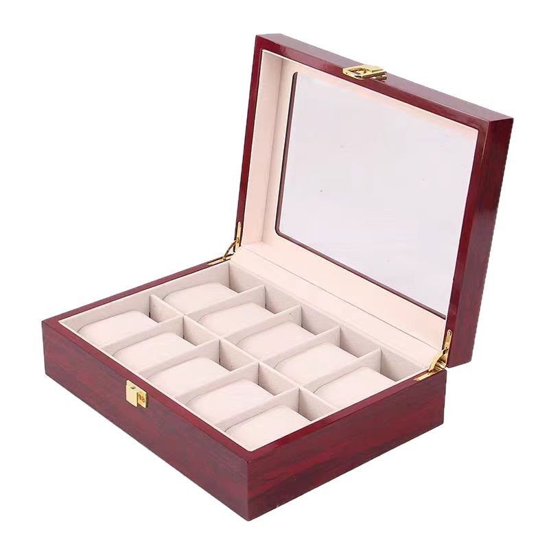 10 Grids Luxury Wooden Watch B - Luxury Watch Grade review and price