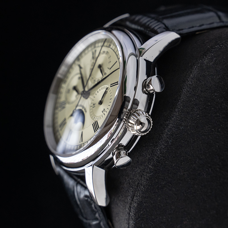 Sugess Men Watch ST1908 Swanne - Moonphase Complication Watch review and price