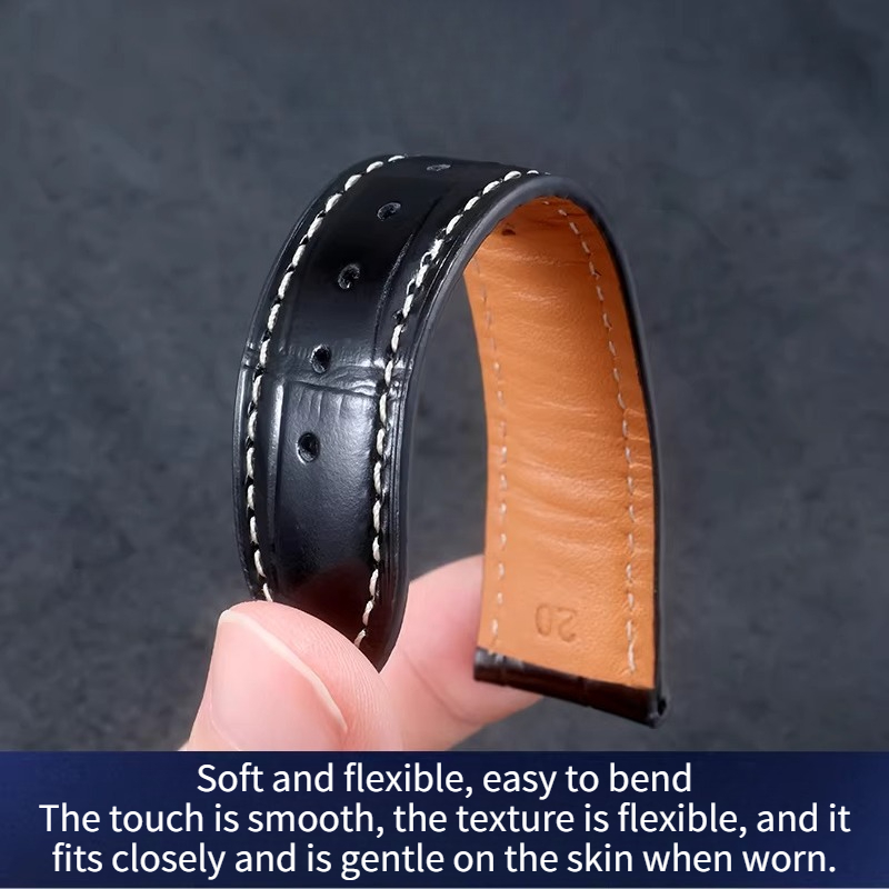 Genuine Leather Watch Strap Fo - Moonphase Complication Watch review and price