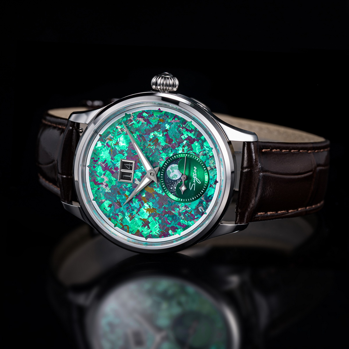 Sugess Watch of Men Moonphase  - Moonphase Complication Watch review and price