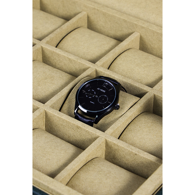 OEM ODM Luxury 15 Slots Green  - Luxury Watch Storage review and price