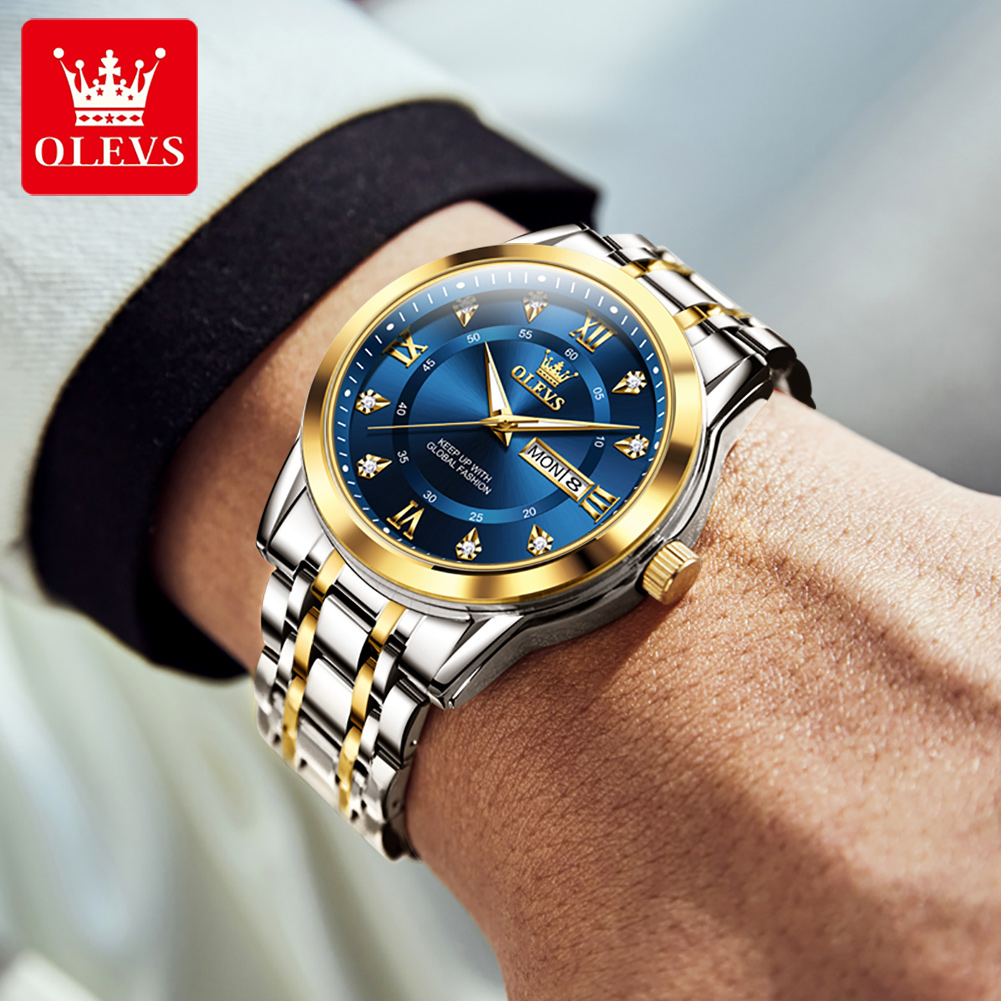 OLEVS Brand Fashion men's watc - Luxury Watch Quartz review and price