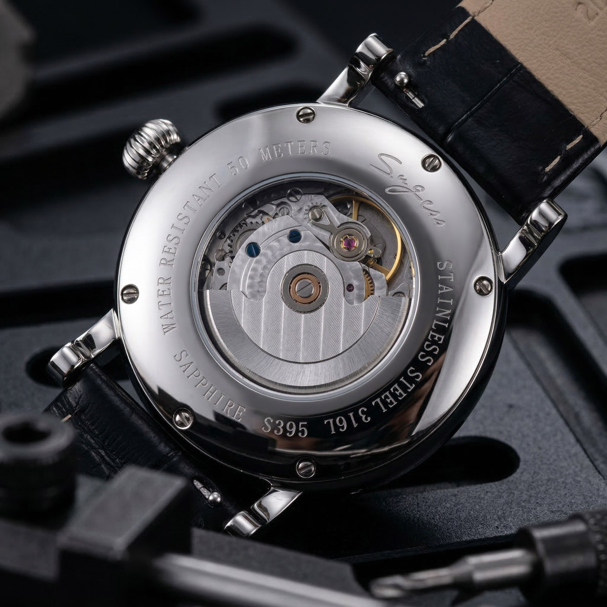 Sugess Watches for Men Automat - Moonphase Complication Watch review and price
