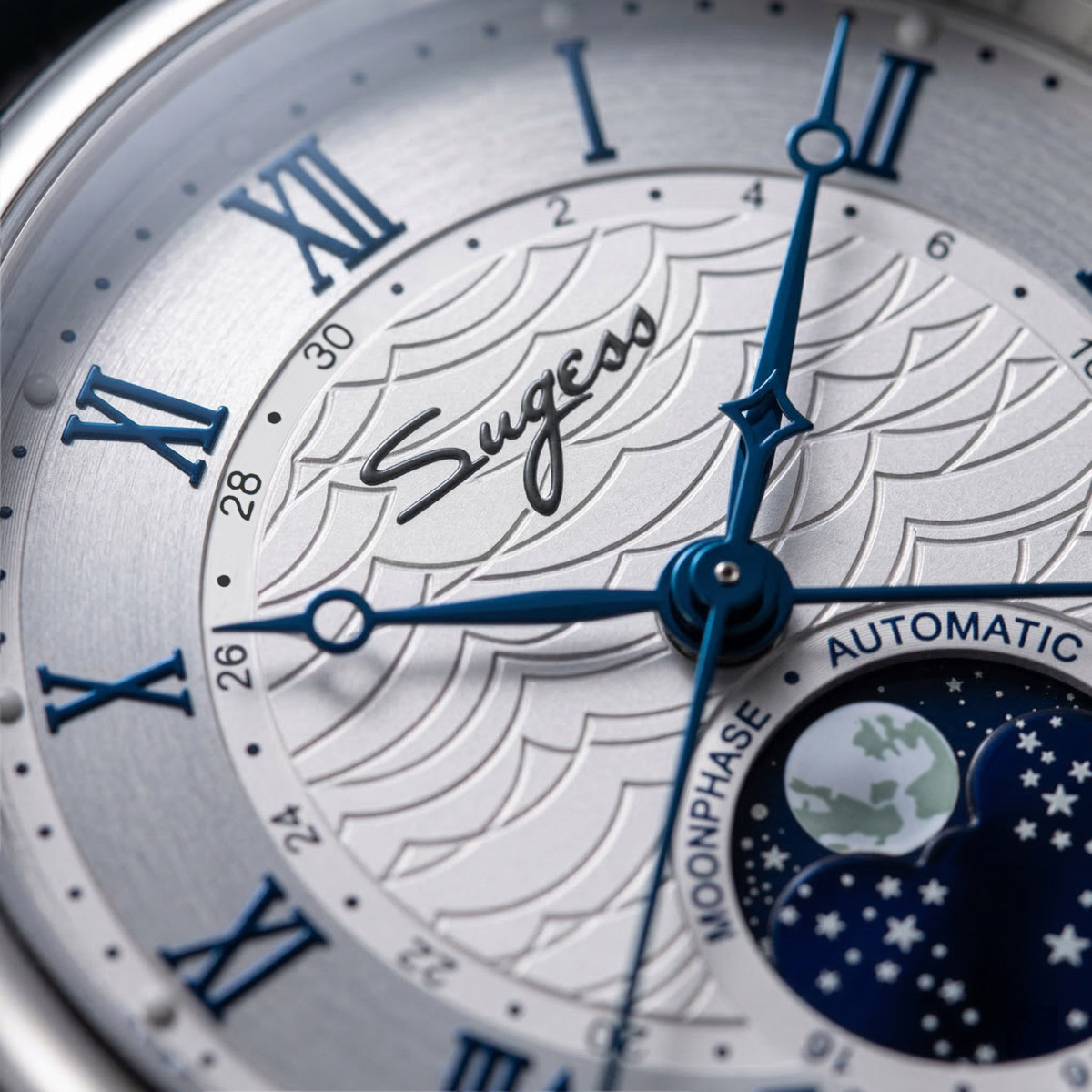Sugess Watches for Men Automat - Moonphase Complication Watch review and price