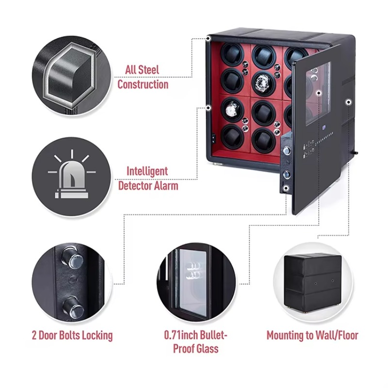 Luxury 12 Automatic Rotors and - Luxury Watch Storage review and price
