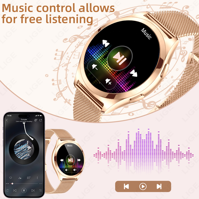 LIGE Luxury Smart Watch For Wo - Luxury Watch In The World review and price