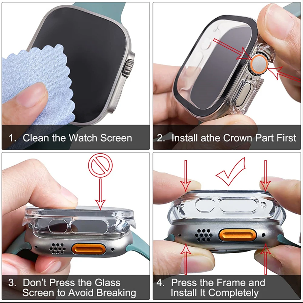 Glass+case For Apple Watch Ult - Luxury Watch Organizer review and price